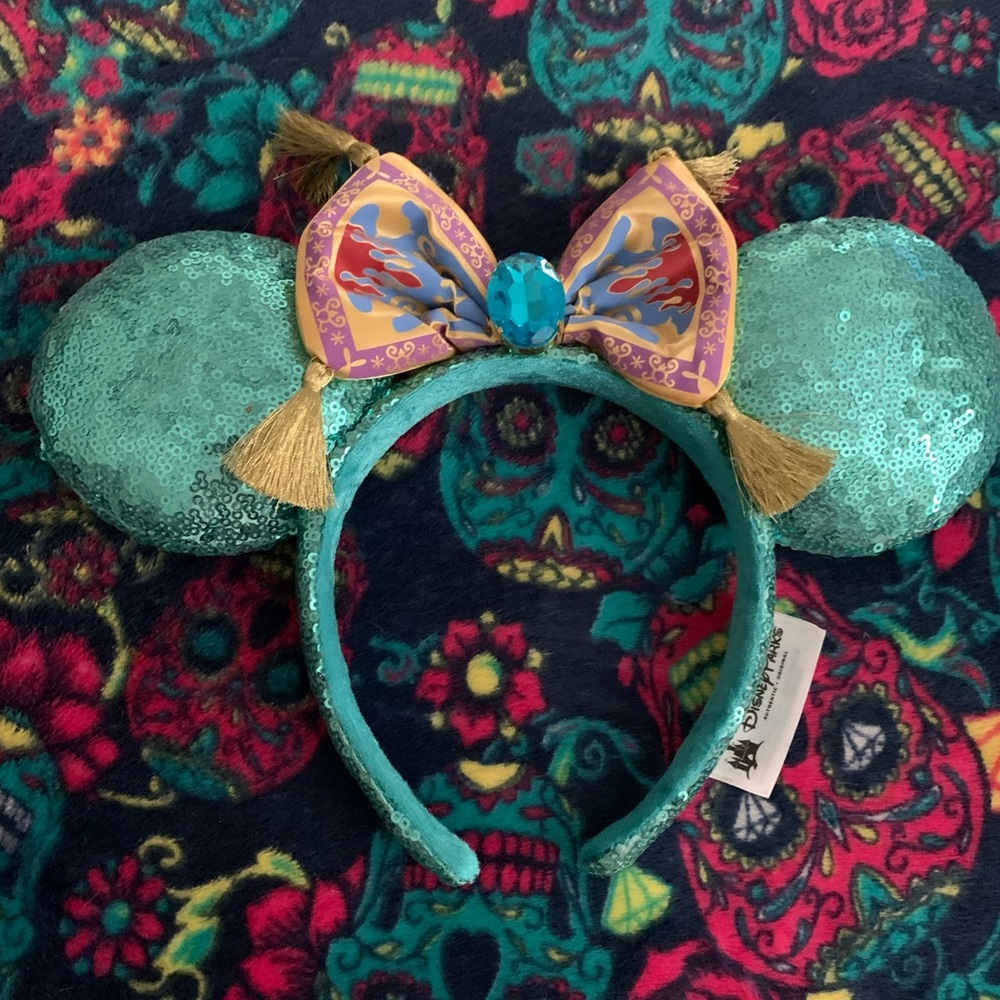 Disney Parks Jasmine Minnie Mouse Ears Headband
